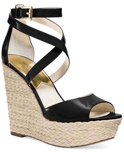 michael kors charm platform sandal|Michael Kors black heels sandals.